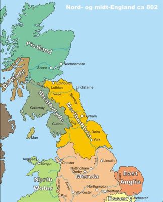  Sự Xuất Hiện Của Vương Quốc Northumbria: Sự Trỗi Dậy Của Một Quyền Lực Anglo-Saxon Tại Anh Quốc Trong Thế Kỷ VI